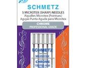 Schmetz Universal Sewing Machine needles Chrome Microtex - 80/12 - 5 pack - Schmetz - sewing machine - results in smoother sewing experience
