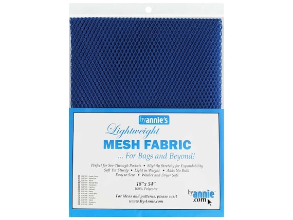 Annie Mesh Fabric, Blue