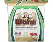Warm 100 Batting Crib Size 55"x60" by the Warm Company - 100% cotton batting with no resins or glues - great for microwave projects- batting