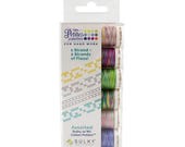 Sulky Cotton Petites - 12 wt - 6 count - Embroidery Thread - Garden Party Collection - hand sewing for embroidery projects