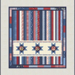 God Shed His Grace Quilt Kit with Grand Haven Fabric - pattern by LavenderLime 74"x78" -included Moda quilt top & binding fabric