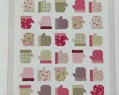 Mitten Smitten Quilt Kit by Bunny Hill Designs for Moda with A Very Sweet Christmas fabric - Pattern by Wendy Sheppard - 55"x64"