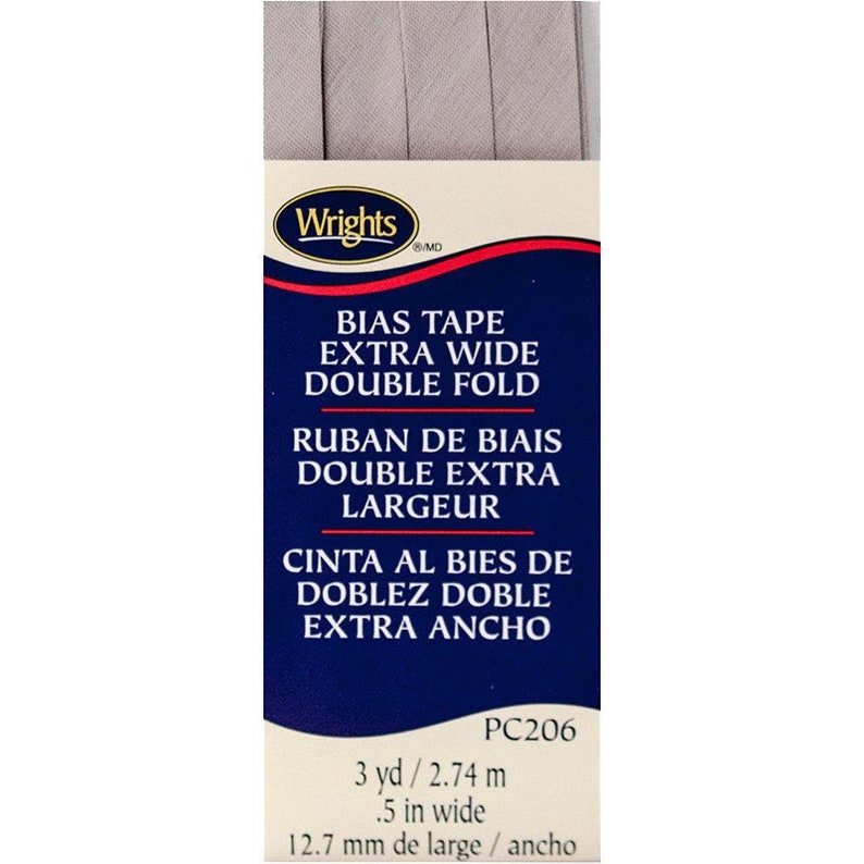 Extra Wide Double Fold Bias Tape by Wrights 1/2 Inch 55 Etsy