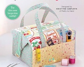 Stylish Sewing Tote Pattern - by Kristyne Czepuryk of Pretty by Hand - Paper Pattern and Metal Stays - Tote for sewing tools
