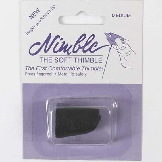 Nimble Thimble Leather Thimble Size Medium Truly Soft Leather