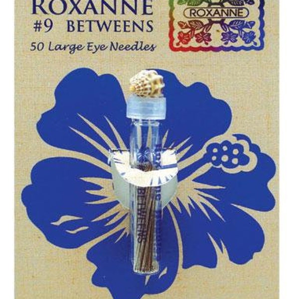 Roxanne's Betweens Needles - Sizes 9 - 50 count - hand quilting needles - largest eye on the market - Betweens Size 9