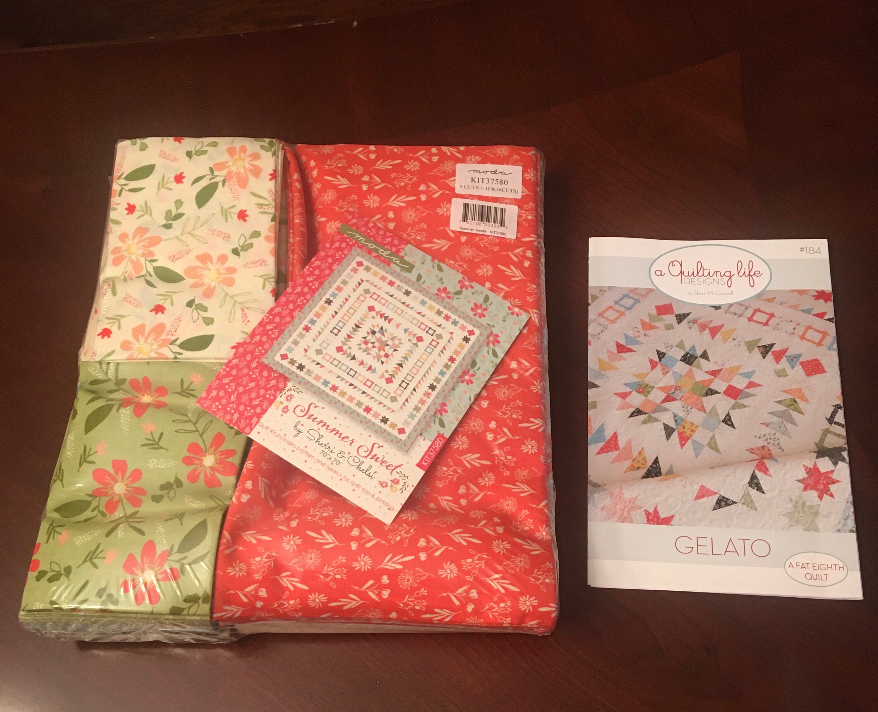Summer Sweet Gelato Boxed Quilt Kit by Sherri & Chelsi for Etsy