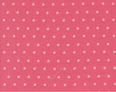 Moda Fabric - A Very Sweet Christmas -  by Bunny Hill Designs for Moda - dusty pink with off white circles - 3064 15 - 1/2 yard - dusty pink