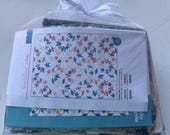 Same Sky Quilt Kit with Sandalwood Fabric by 3 Sisters - pattern by Modernly Morgan 60"x80" - included fabric for quilt top & binding - Moda