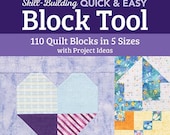 Skill Building Quick and Easy Block Tool 110 Quilt blocks - 5 sizes - project ideas Reference Book Spiral bound - 128 pages - Debbie Rodgers