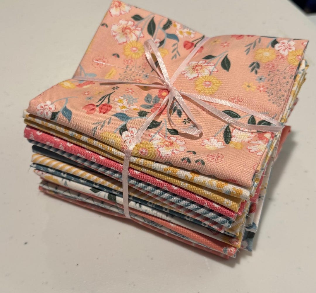 Riley Blake Fabric - New Beginnings - by Sandy Gervais - Fat Quarter ...
