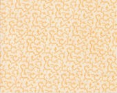Moda Fabric - Sally's Stitches - by Betsy Chutchian - 1/2 yard - 31715 11 - off white with yellow vines - cotton fabric - 44" wide