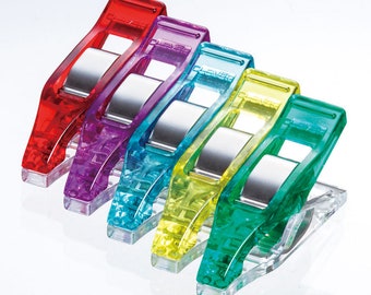 Clips Clover Wonder - Lot De 50 Pièces Rouge - Réf. 3156 - Neuf