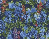 Moda Fabric - Wildflowers 2024 by Moda Fabrics - 33772 12 - 1/2 yard - 100% cotton - quilting fabric - midnight with floral print - by Moda