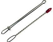 Clover Bodkin Set - 2 types - metal tools for threading ribbon, drawstrings, turning fabric tubes, threading elastic