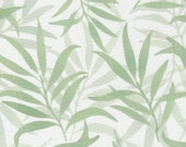 Moda Fabric - Chickadee Fabric 39737 12 - Create Joy Project by Laura Muir - Zephyr sage wht background - Cotton Fabric - 44" - 1/2 yard