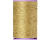 Mettler Silk Finish 100% Cotton Mercerized Thread - 50 wt. thread - New Wheat color 0857- Mettler Cotton for Piecing - 500m(547yd)