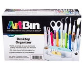 Artbin Desktop Organizer - Perfect place for your sewing tools and pens - Tools shown are not included - 9.375"L x 6"W x 3.5"H - Plastic