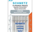 Schmetz Chrome Universal Sewing Machine needles - 10 pack - 80/12 - Schmetz Needles for your sewing machine