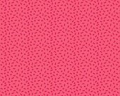 Riley Blake Fabric - Gingerbread Kisses - by Doodlebug Designs - C16444 - color red - 1/2 yard - red with red sprinkles - red on red