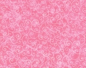 Moda Fabric - Marble Swirls Pink Sherbet - 9908 18 - 1/2 yard - Pink with swirls - Cotton Fabric