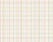 Riley Blake Fabric - Love Me More - by Lisa Audit - C15634 - color cloud - 1/2 yard - off white with pastel plaid lines - Riley Blake