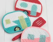 Snack Shack Hot Pads - by Terry Atkinson - Atkinson Designs - paper pattern for the cutest hot pads! Easy to sew - 6 1/2" x 8 1/2" - hot pad