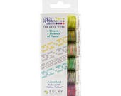 Sulky Cotton Petites - 12 wt - 6 count - Embroidery Thread - Calipso Beat Collection - hand sewing for embroidery projects