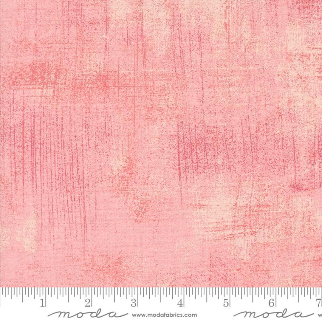 Moda Fabric - Grunge Parfait - Pink and Ivory Color - 1/2 Yard - 30150 ...