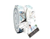Moda Fabric - Larking Jelly Roll -  by Janet Clare - 24630 JR - 2 1/2 inch strips - 42 pieces - Jelly Roll - strips - Moda Jelly Roll