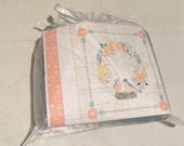New Beginnings Quilt Kit with New Beginnings Fabric by Sandy Gervais RBD-58"x65" - incl fabric for quilt top & binding - Cream print border