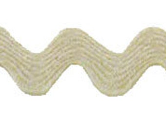 Rick Rack - Ivory - Trim Trends Brand Rick Rack - 3/4" Polyester - Sold by the yard - Ivoryrickrack