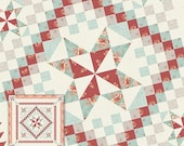 Goose and Gander Quilt Kit with Sandalwood Fabric by 3 Sisters - pattern by It's Sew Emma 66"x66" - included fabric for quilt top & binding
