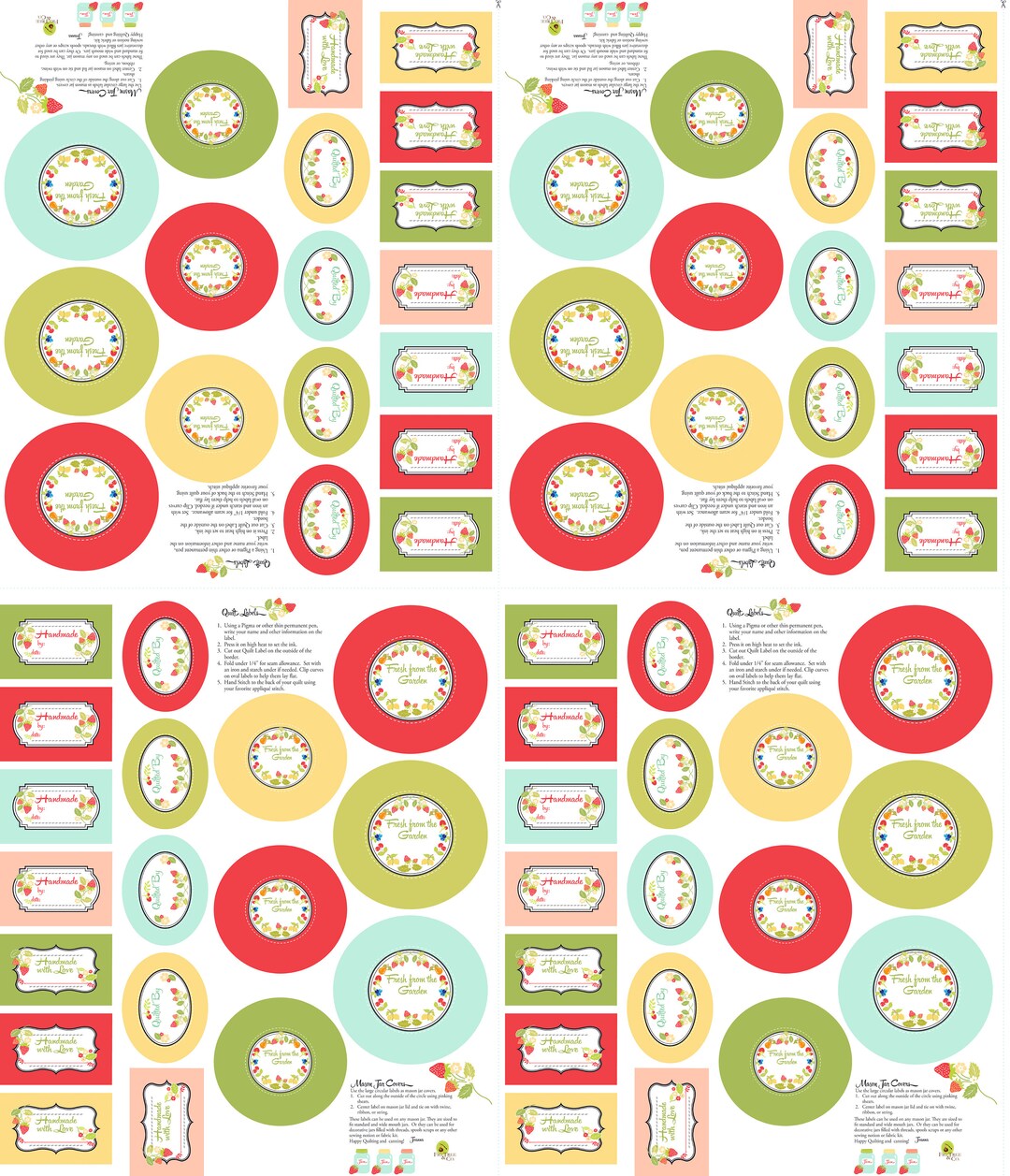 Moda Fabric - Jelly and Jam by Fig Tree & Co. for Moda - 100% Cotton ...