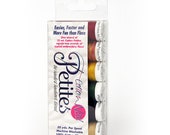 Sulky Cotton Petites - 12 wt - 6 count - Embroidery Thread - Autumn Collection - hand sewing