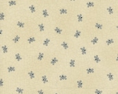 Moda Fabric - Bloom and Grow by Kathy Schmitz for Moda - 7054 12 - 1/2 yard  100% cotton - quilt fabric - ivory with black bees