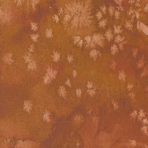 Moda Fabric - Floribunda 8433 104 - Create Joy Project by Laura Muir -Amber (rust) - a marble look solid - Cotton Fabric - 44" - 1/2 yard