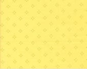 Moda Fabric - Sherbet Sunshine Flannel by Corey Yoder - 1/2 yard - 29225 17F Sunshine - yellow with green X design - Cotton Flannel