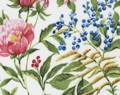 Moda Fabric - Wildflowers 2024 by Moda Fabrics - 33771 11 - 1/2 yard - 100% cotton - quilting fabric - white with multicolored flowers
