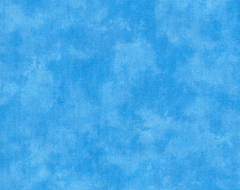 Moda Fabric - Marble - Cancun blue - Light Blue - 1/2 yard - 9808 Medium Sky Blue Marble - Cotton Fabric