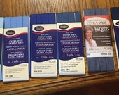Extra Wide Double Fold Bias Tape - by Wrights  - 1/2 inch - 55 Polyester/45 Cotton - Blue Colors