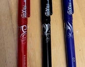 Frixion Pens by Pilot -For marking fabrics - erasable with heat from the iron - Set of 3 pens, red black blue - bag making, quilting, sewing