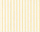 The Shores - Brenda Riddle for Moda - 18746 22 - 1/2 Yard - white background with yellow stripes - 100% cotton fabric - yellow and white