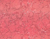 Moda Fabric - Curated in Color - by Cathe Holden for Moda - 1/2 yard - 7462 18 -  Pink marble - Vintage - Reproduction - Cotton