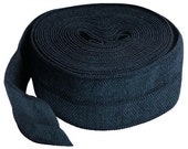 Fold Over Elastic - By Annie - Nylon - 20 mm. (3/4 inch) - navy - 2 yards - Fold Over Elastic