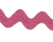 Rick Rack - Pink - Trim Trends Brand Rick Rack - 3/4" Polyester - Sold by the yard - Pink rickrack