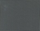 Moda Fabric - Main Street by Sweetwater for Moda - 100% cotton fabric - 1/2 yard - 55648 15- black with beige and white weave - 1/2 yard