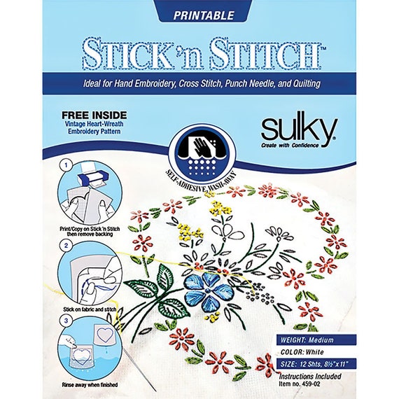 Sulky Printable Stick N Stitch -  Sweden