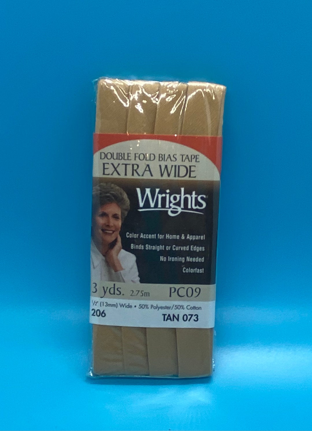 Extra Wide Double Fold Bias Tape by Wrights 1/2 Inch 55 Etsy