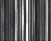 Moda Fabric - Homegrown Salsa by Deb Strain - 1/2 yard - 19972 17 - gray, white and black stripes - Cotton Fabric - Homegrown Salsa